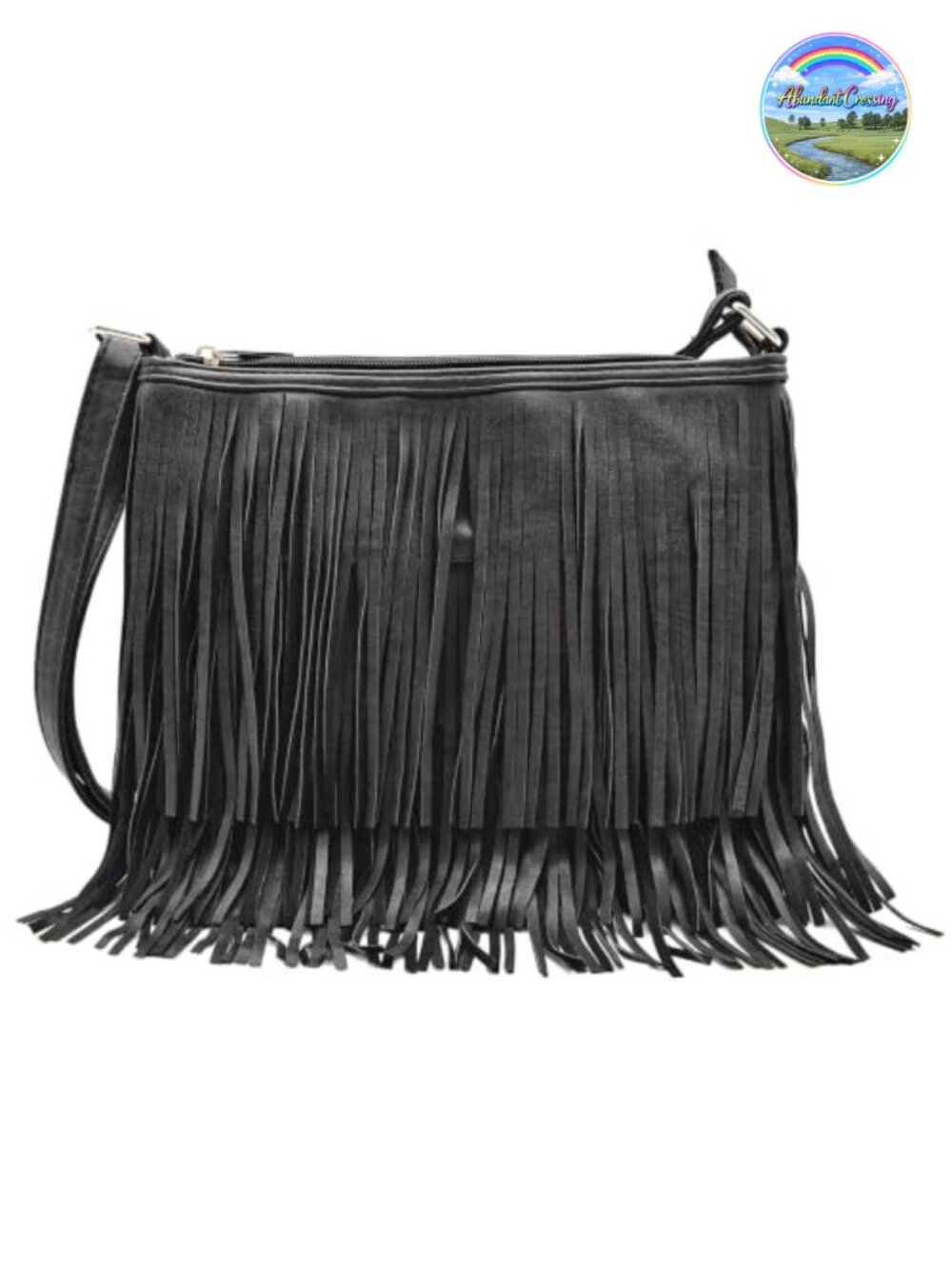 Western Fringe Crossbody Purse Tooled Embossed Floral Concho Shoulder Bag